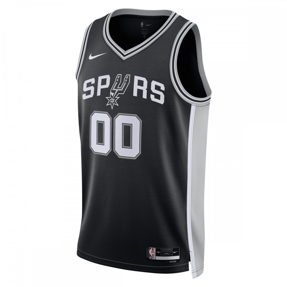 San Antonio Spurs Unisex 2022/23 Swingman Custom Jersey Black - Icon Edition-Pro Kit Vault | Brand New 26/27 Sports Jerseys